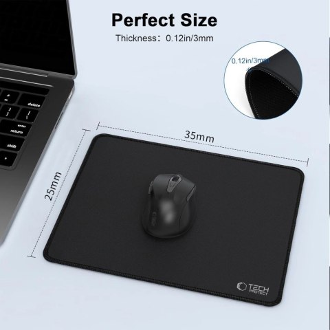 Podkładka Tech-Protect A100 35 x 25 cm pod myszkę - czarna