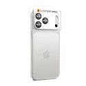 Szkło na obiektyw Spigen Optik Pro XL na iPhone 17 Pro Max - srebrne