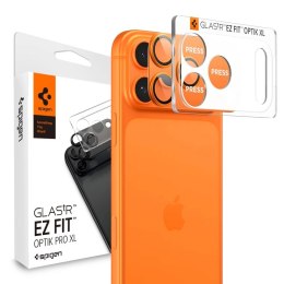 Szkło na obiektyw Spigen Optik Pro XL na iPhone 17 Pro - pomarańczowe