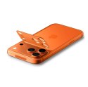 Szkło na obiektyw Spigen Optik Pro XL na iPhone 17 Pro - pomarańczowe
