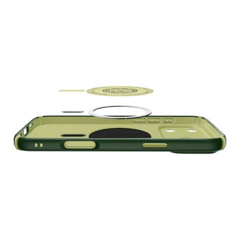 Etui Spigen Nano Pop Hybrid MagSafe na iPhone 17 Pro - zielone