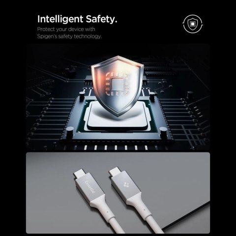 Kabel Spigen EB24012CC USB-C 240W 120cm - biały