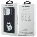 Etui Karl Lagerfeld IML Aquarelle Choupette & Logo na iPhone 16 Pro Max - czarne