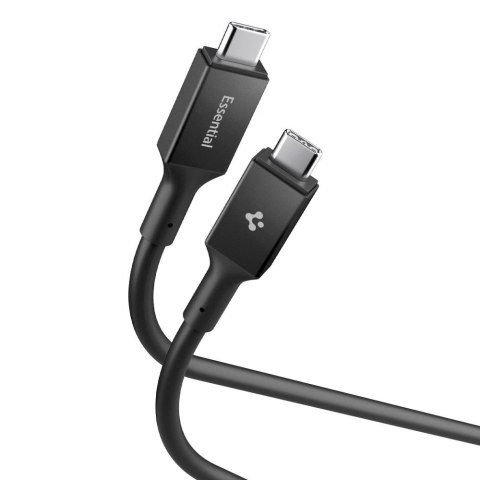 Kabel Spigen Essential EB24012CC USB-C / USB-C 240W 120cm - czarny