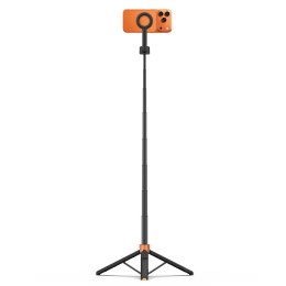 Selfie stick Tech-Protect L10S Bluetooth Tripod - czarno-pomarańczowy