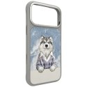 Etui Nimmy Gentle Pets Series Dog MagSafe na iPhone 17 Pro Max - szare