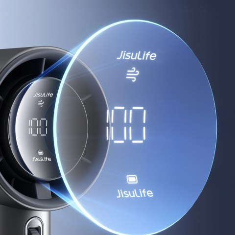 Mini dmuchawa Jisulife Handheld Fan Pro1 S 5000mAh FA53PRO przenośny wiatraczek wentylator USB metalowy - ciemnoszary