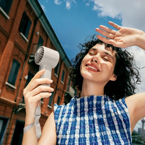 Mini wentylator Jisulife Handheld Fan 10 4000mAh przenośny wiatraczek USB - szary