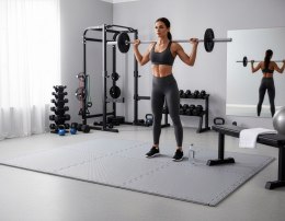 Mata ochronna fitness szara 18 elementów