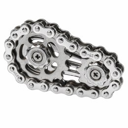 Fidget Spinner Łańcuch Zębatki Antystresowy Stal Nierdzewna