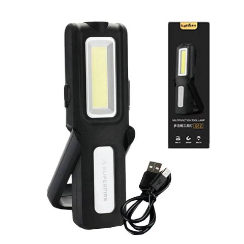 Latarka warsztatowa SUPERFIRE G12 566lm USB