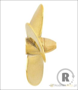 Śruba Mosiężna 3-łopatowa 20mm M3 - prawa (CW) - RABOESCH