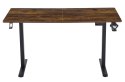 Biurko gamingowe SHADOW GAMER RUSTIC elektryczne 140 cm