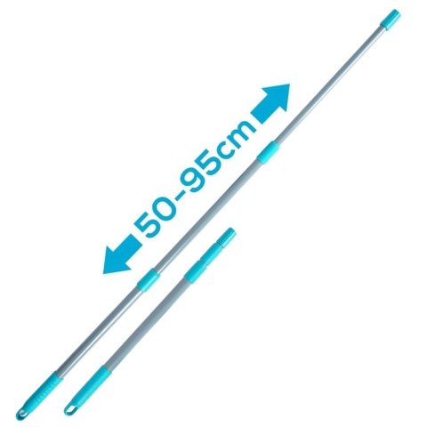 Mop do mycia czyszczenia okien teleskopowy ze ściągaczką 57-128cm 4-ele VILDE 779064