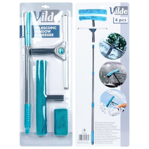 Mop do mycia czyszczenia okien teleskopowy ze ściągaczką 57-128cm 4-ele VILDE 779064