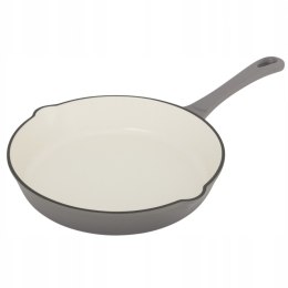 Patelnia żeliwna emaliowana Szara 16cm KRISBERG KS-7715