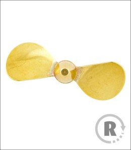 Śruba Mosiężna 2-łopatowa 45mm M4 - prawa (CW) - RABOESCH