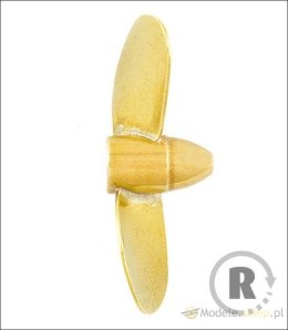 Śruba Mosiężna 2-łopatowa 45mm M4 - prawa (CW) - RABOESCH