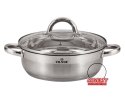 GARNEK STAL.NIERDZ. PŁASKI 2.6L 22CM ZILNER ZL-7402