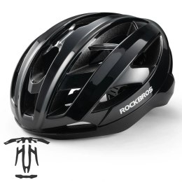 Kask rowerowy Rockbros LK-69 z ramą wzmacniającą 58-62 cm - czarny