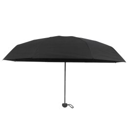 Parasolka Kieszonkowa Składana z Ochroną UV UPF 50+ Etui Czarna 90 cm