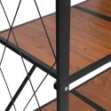 Regał składany BEVEL 3 poziomy loft na kółkach