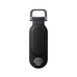 Lokalizator Bluetooth w formie breloka na klucze kompatybilny z Apple Find My - czarny
