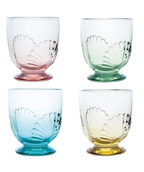 Belle-ile Szklanki Kolorowe 250 ml, 4 szt.