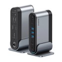 Stacja dokująca USB-C Baseus UnionJoy 2xHDMI4K@60Hz 1xDP4K@60Hz 3xUSB-A3.0 2xUSB-C3.0 2xUSB-A2.0 1xRJ45 PD PC 1xSD+TF 1x3.5mm mi