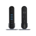 Stacja dokująca USB-C Baseus UnionJoy 2xHDMI4K@60Hz 1xDP4K@60Hz 3xUSB-A3.0 2xUSB-C3.0 2xUSB-A2.0 1xRJ45 PD PC 1xSD+TF 1x3.5mm mi