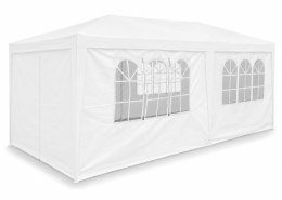 Pawilon ogrodowy TENO biały z oknami 3x6 m