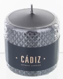 Pl Czerń Świeca Cadiz Mały Walec Fi9-Prom. ART-POL