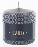 Pl Czerń Świeca Cadiz Mały Walec Fi9-Prom. ART-POL