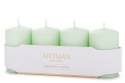 Pl Świeca Cookies 4-Pack Mat Miętowy ART-POL