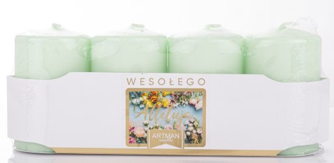 Pl Świeca Cookies 4-Pack Mat Miętowy ART-POL