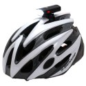 LAMPA ROWEROWA 2W1 ŁADOWANIE USB, UCHWYT DO MOCOWANIA NA KASKU DUNLOP