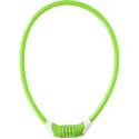 ZAPIĘCIE ROWEROWE SPIRALNE NA SZYFR 10MMX65CM ZIELONE DUNLOP