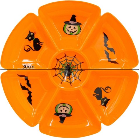 TACA MISKA DO PRZEKĄSEK HALLOWEEN ŚR.30CM