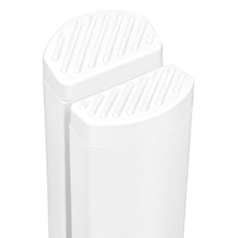 Drabinka 2-stopniowa metalowa EASYSTEP składana WHITE