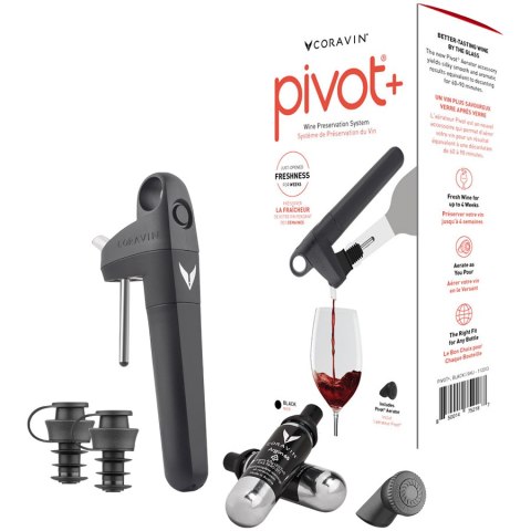 CORAVIN Pivot + Wine Preservation System - Black