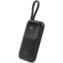 CANYON Powerbank OnPower 101 z kablem 10000 mAh PD22.5W Czarny