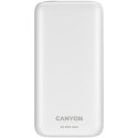 CANYON Powerbank PB-301 LED 30000 mAh PD 20W QC 3.0 Biały