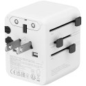 CANYON Adapter Podróżny OnTour 20W EU/UK/US/AUS Biały
