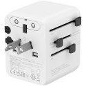 CANYON Adapter Podróżny OnTour 20W EU/UK/US/AUS Biały