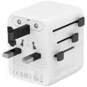 CANYON Adapter Podróżny OnTour 20W EU/UK/US/AUS Biały