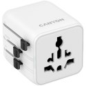 CANYON Adapter Podróżny OnTour One EU/UK/US/AUS Biały