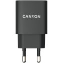 CANYON Ładowarka sieciowa H-20-02 PD 20W USB-C Czarna