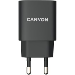 CANYON Ładowarka sieciowa H-20-02 PD 20W USB-C Czarna