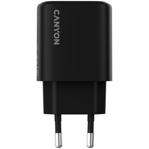 CANYON Ładowarka sieciowa OnCharge 200 20W 1xPD EU Czarna