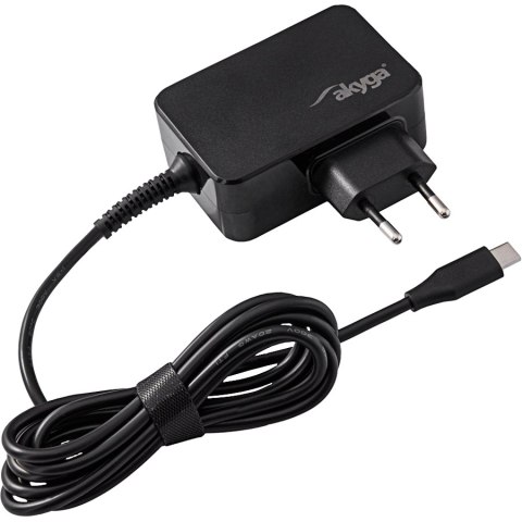 AKYGA Zasilacz do notebooka Akyga AK-ND-81 5-20V / 3-3.25A 65W USB type C 1.8m GaN
